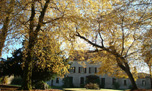 façade ouest à l'automne